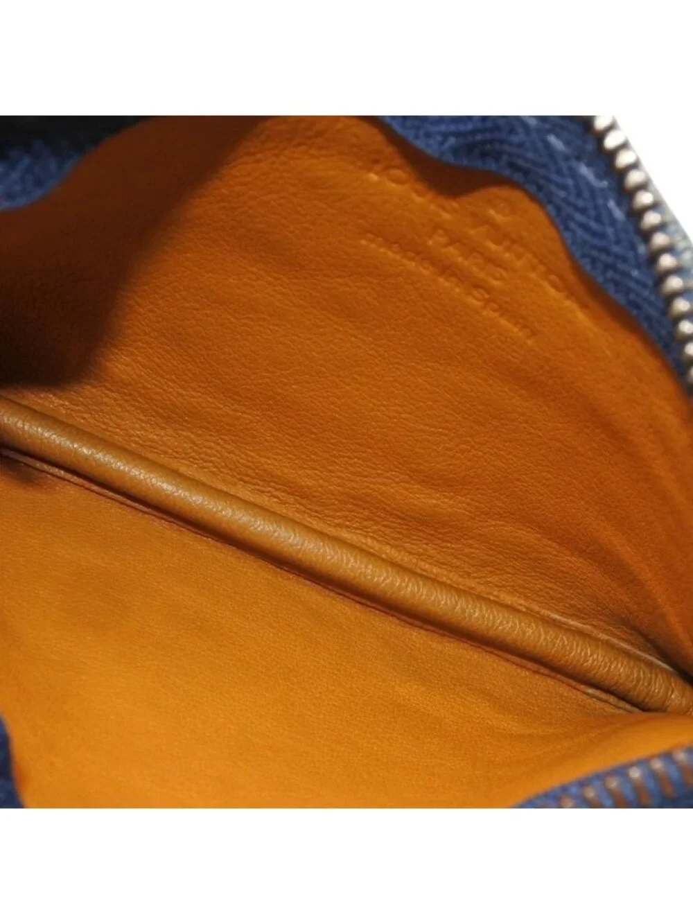 Louis Vuitton Monogram Denim Pochette Cles Coin Purse Blue